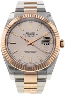 Rolex Datejust 41 126331 Rose gold and Stainless steel Pink