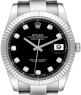 Rolex Datejust 41 126334 Stainless steel Black