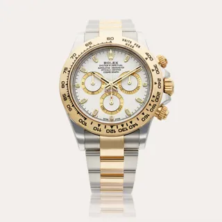 Rolex Daytona 116503 Stainless steel and 18k yellow gold White