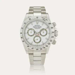 Rolex Daytona 116520 40mm Stainless steel White