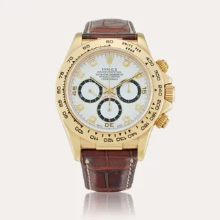 Rolex Daytona 16589 18k yellow gold White