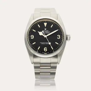 Rolex Explorer 1016 36mm Stainless steel Black