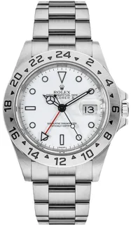 Rolex Explorer II 16570 40mm Stainless steel White