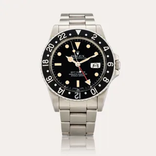 Rolex GMT-Master 16750 Stainless steel Black