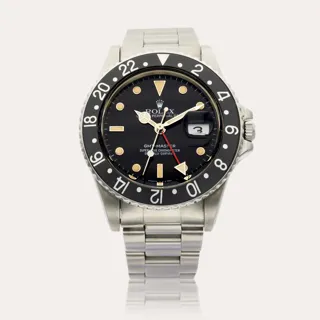 Rolex GMT-Master 16750 Stainless steel Black