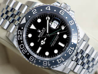 Rolex GMT-Master II 126710GRNR 40mm Stainless steel Black