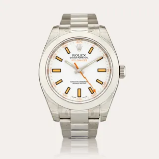 Rolex Milgauss 116400 Stainless steel White