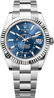 Rolex Sky-Dweller 336934-0005 42mm White gold and Stainless steel Blue