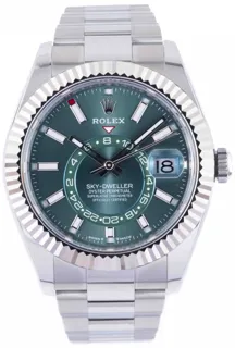 Rolex Sky-Dweller 336934 42mm Stainless steel Green