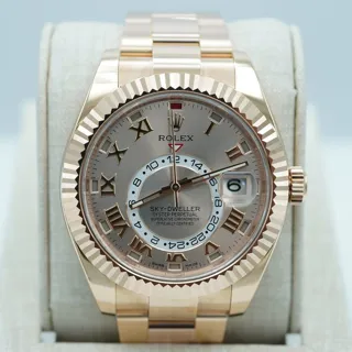 Rolex Sky-Dweller Rose gold Gray