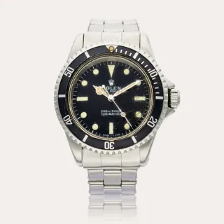 Rolex Submariner 5513 40mm Stainless steel Black