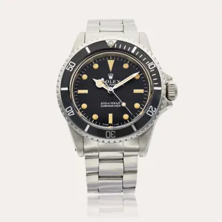 Rolex Submariner 5513 40mm Stainless steel Black