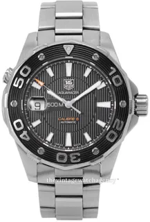 TAG Heuer Aquaracer 500M WAJ2110.BA0870 43mm Stainless steel Black