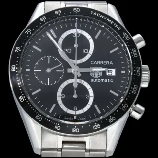 TAG Heuer Carrera Calibre 16 41mm Stainless steel Black