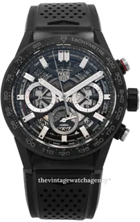 TAG Heuer Carrera CBG2016.FT6143 43mm Carbon fiber and Stainless steel Skeletonized