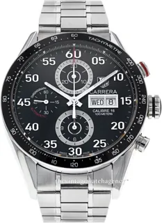 TAG Heuer Carrera CV2A10.BA0796 43mm Stainless steel Black