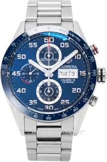 TAG Heuer Carrera CV2A1V.BA0738 43mm Stainless steel Blue