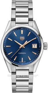 TAG Heuer Carrera Lady WBK1312.BA0652 36mm Stainless steel Blue