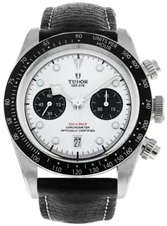 Tudor Black Bay Chrono M79360N-0002 41mm Stainless steel White