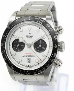 Tudor Black Bay Chronograph 79360N-0002 41mm Stainless steel Silver