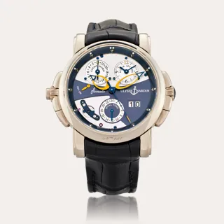 Ulysse Nardin Sonata 670-88 White gold Silver