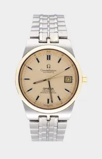 Omega Constellation 168.0055 35mm Stainless steel and gold Golden