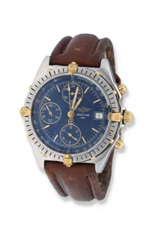 Breitling Chronomat B13048 39mm Stainless steel and Gold-plated Blue