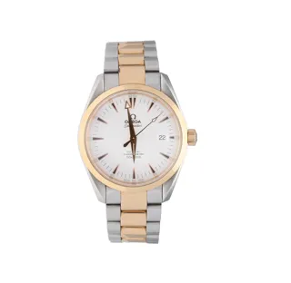 Omega Aqua Terra 2303.30.00 Yellow gold and Stainless steel White