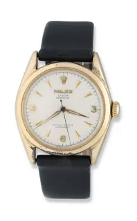 Rolex Oyster Perpetual 6084 Yellow gold Silver