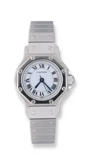 Cartier Santos Ronde 24mm Stainless steel White