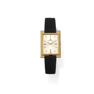 Movado 18k yellow gold Silver