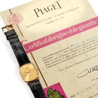 Piaget 9742 18k yellow gold Golden