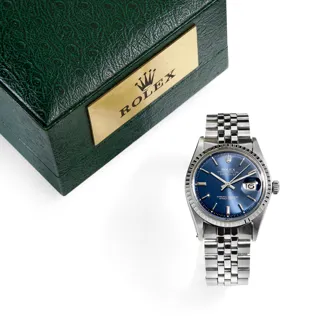 Rolex Datejust 1603 Stainless steel Blue