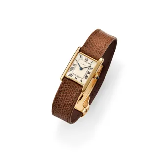 Cartier Tank Louis Cartier 18k yellow gold Silver