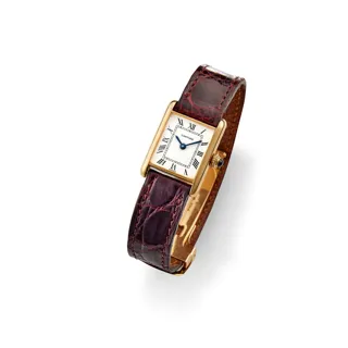 Cartier Tank Louis Cartier 18k yellow gold White