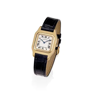 Cartier Santos Dumont 8107 18k yellow gold White