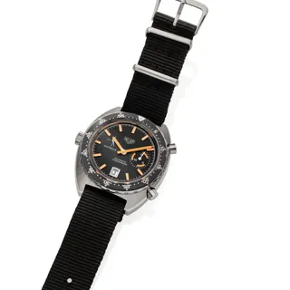 Heuer Autavia 1563 Stainless steel Black