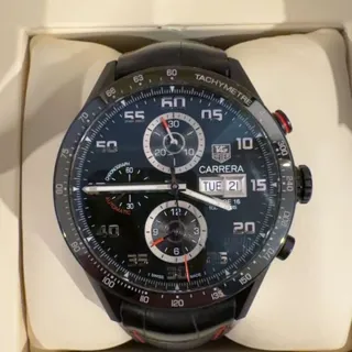 TAG Heuer Carrera CAR2A80.FC6237 43mm Ceramic and Titanium Black