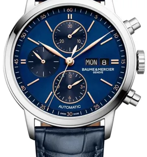 Baume & Mercier Classima 10784 42mm Stainless steel Blue