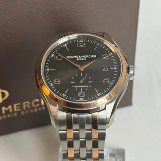 Baume & Mercier Clifton M0A10210 41mm Yellow gold and Stainless steel Black