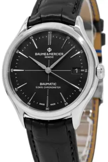 Baume & Mercier Clifton M0A10692 40mm Stainless steel Black