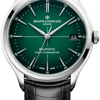 Baume & Mercier Clifton M0A10592 40mm Stainless steel Green