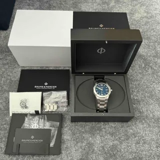 Baume & Mercier Riviera M0A10620 42mm Stainless steel Blue