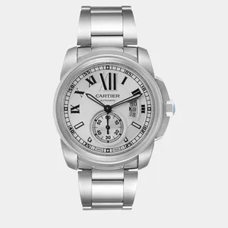 Cartier Calibre de Cartier W7100015 42mm Stainless steel Silver