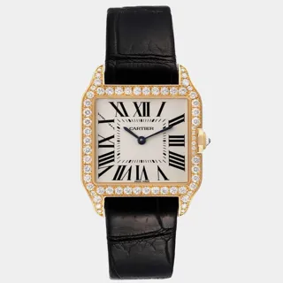 Cartier Santos WH100351 Yellow gold Silver