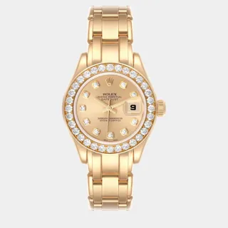 Rolex Pearlmaster 80298 29mm Yellow gold