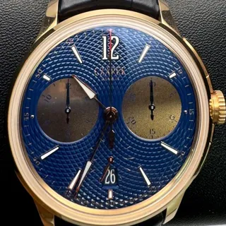 Czapek & Cie FAUBOIRG DE CRACOVIE 41.5mm Rose gold Blue