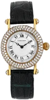 Cartier Diabolo 33mm 18-karat yellow gold White