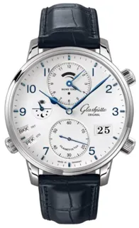 Glashütte Senator Cosmopolite 1-89-02-03-02-30 Stainless steel Silver