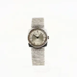 Bulova White gold Gray